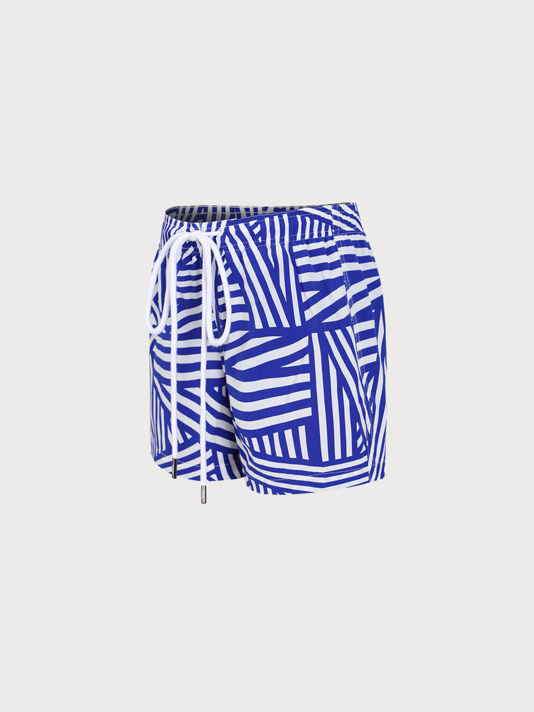 Boys' Woven Nail-Spandex Swim Shorts Sustainable Boys Clothing - BERLOOK