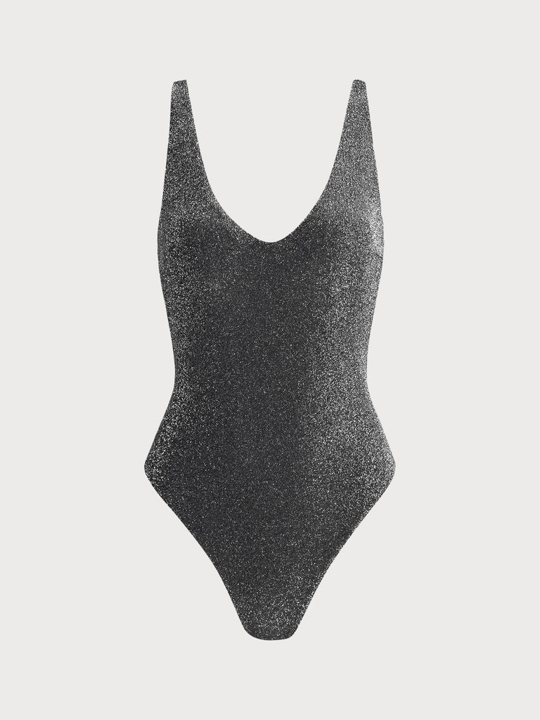 Lurex Cross Back One-Piece Swimsuit Sustainable One-Pieces - BERLOOK