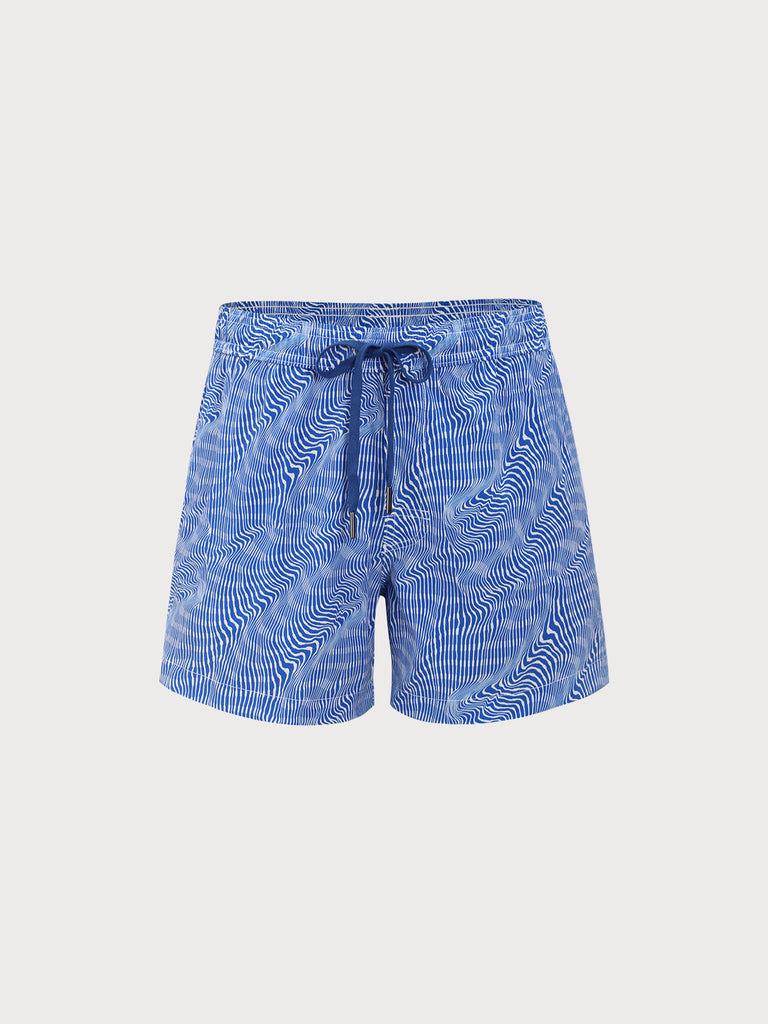 Men'S Woven Nylon-Blend Swim Shorts Sustainable Men's Shorts - BERLOOK