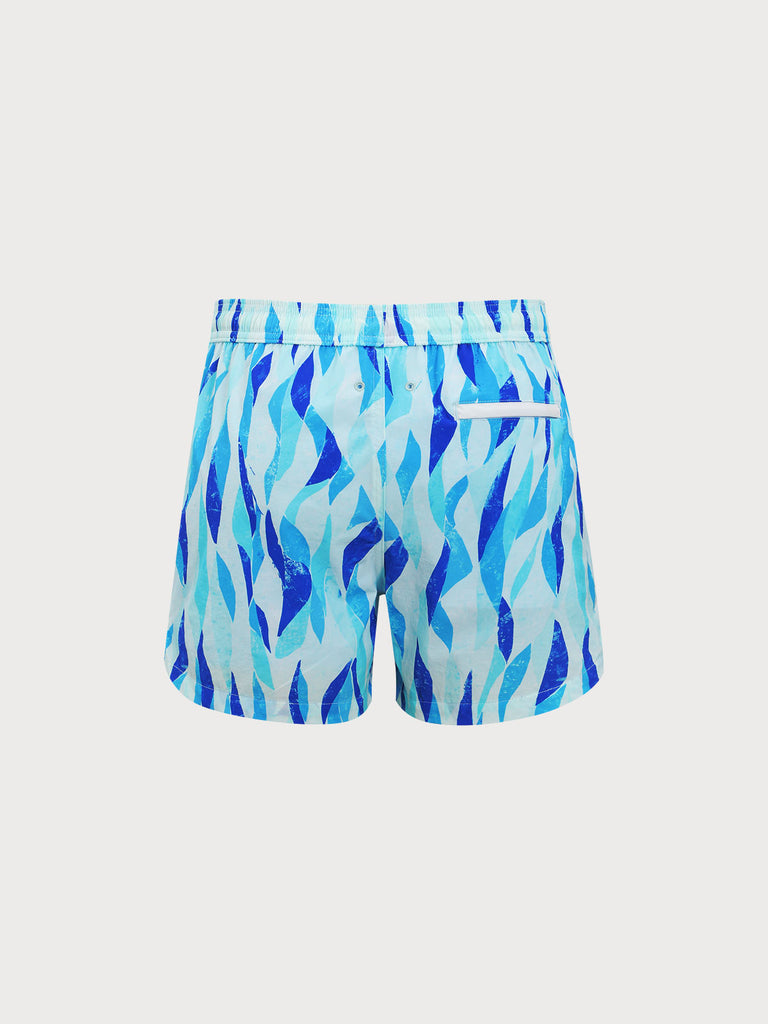 Men'S Woven Nylon-Blend Swim Shorts Sustainable Men's Shorts - BERLOOK