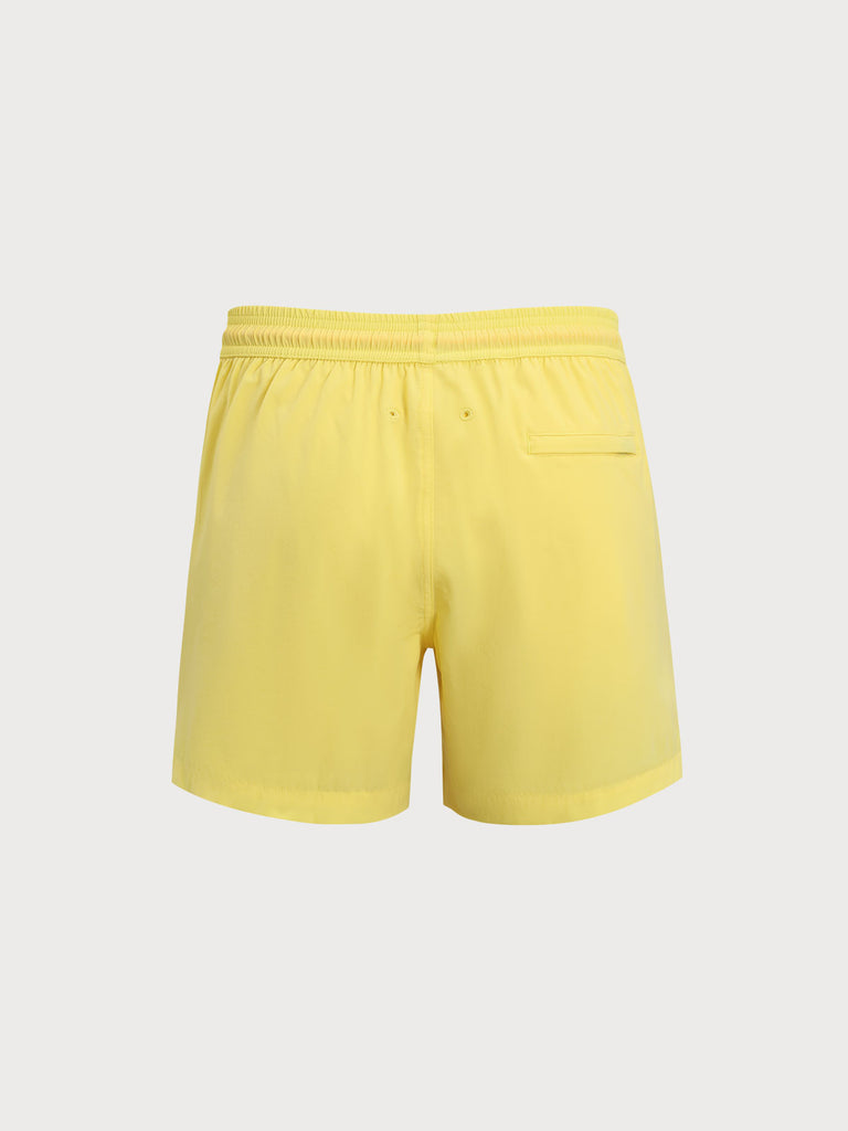 Men'S Woven Nylon-Blend Swim Shorts Sustainable Men's Shorts - BERLOOK