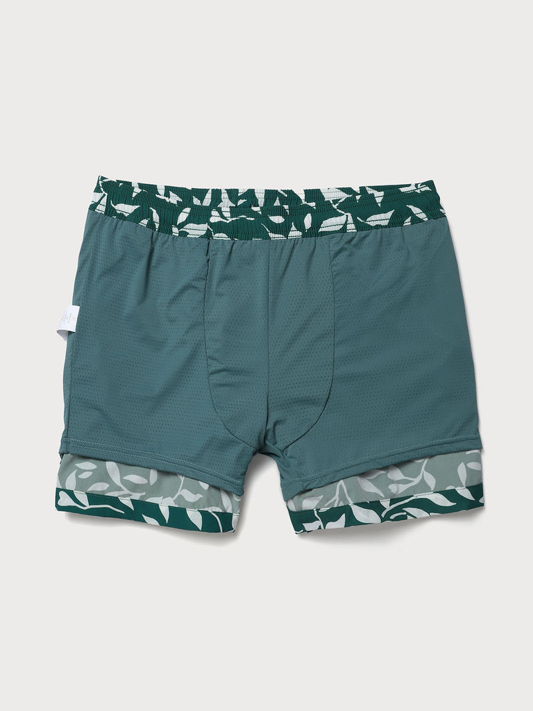 Men'S Woven Nylon-Blend Swim Shorts Sustainable Men's Shorts - BERLOOK