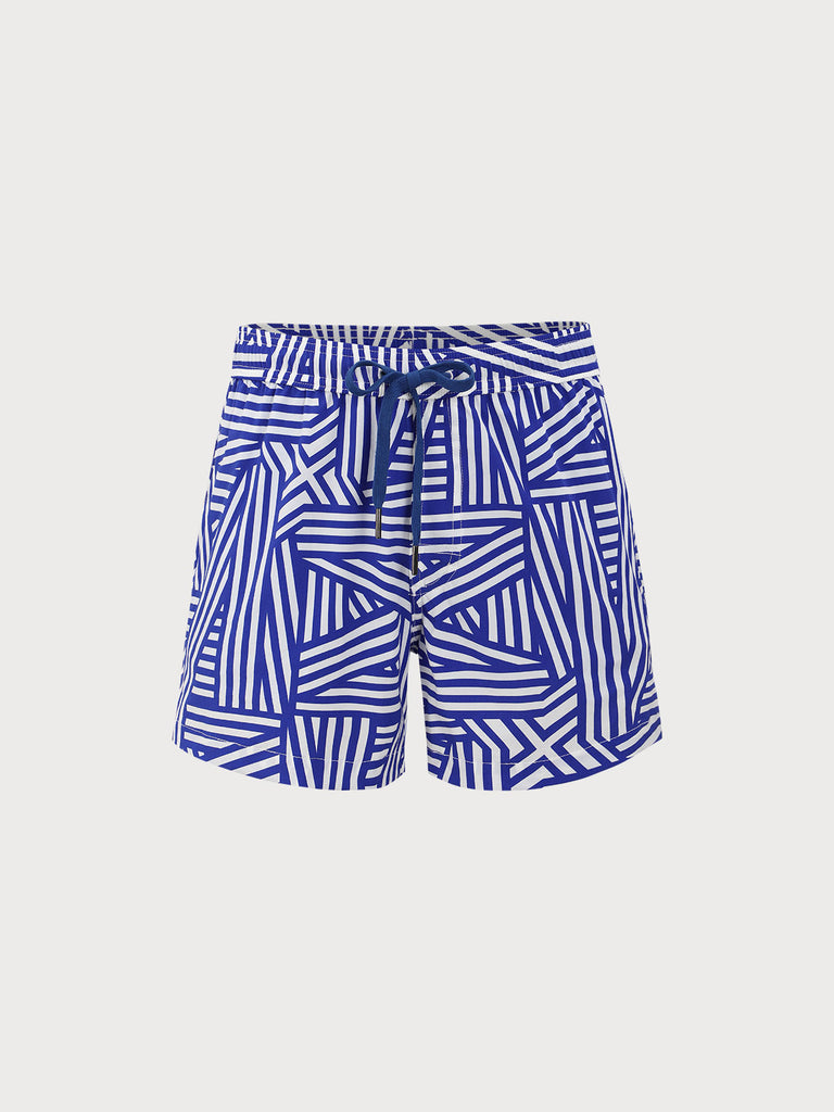 Men'S Woven Nylon-Blend Swim Shorts Sustainable Men's Shorts - BERLOOK