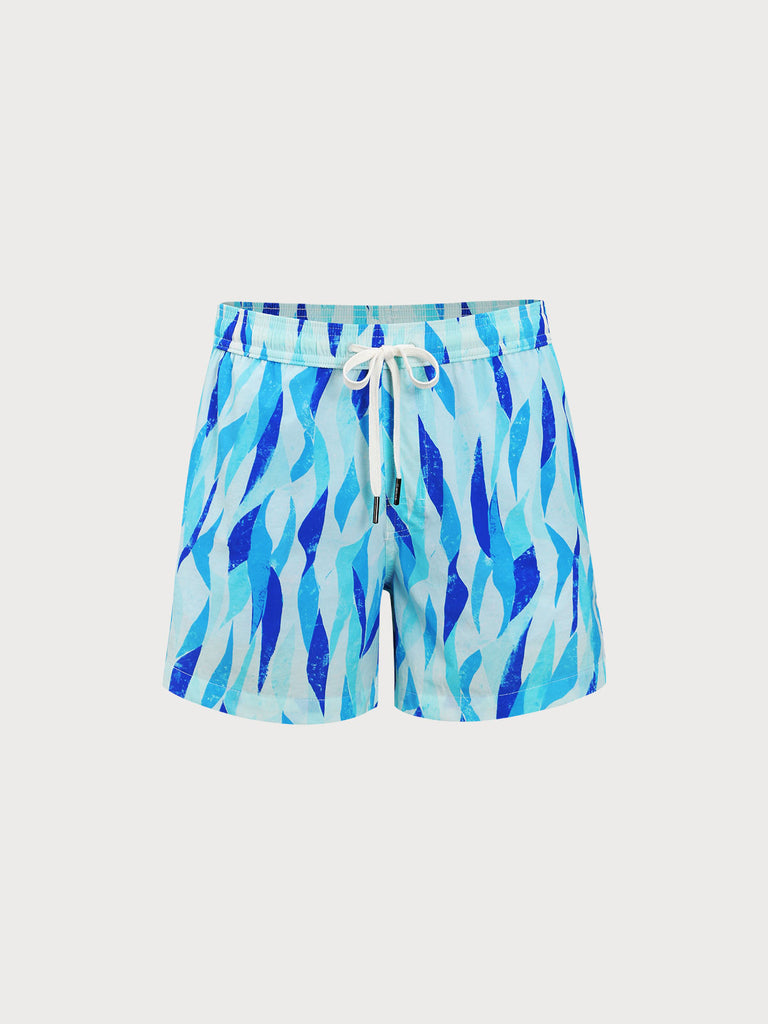 Men'S Woven Nylon-Blend Swim Shorts Sustainable Men's Shorts - BERLOOK