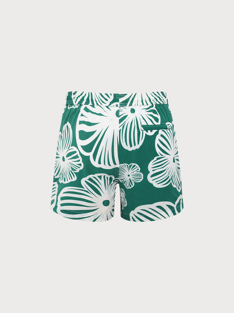 Men'S Woven Nylon-Blend Swim Shorts Sustainable Men's Shorts - BERLOOK