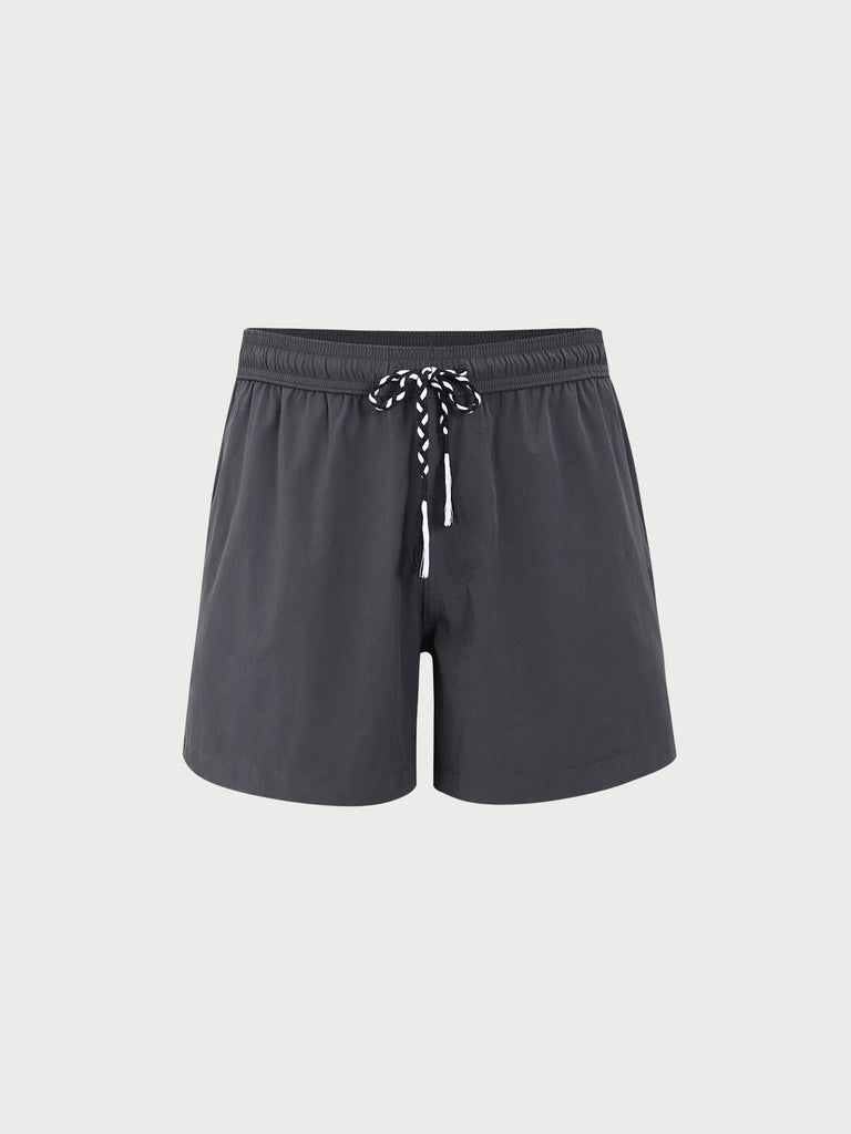 Men'S Woven Nylon-Blend Swim Shorts Sustainable Men's Shorts - BERLOOK