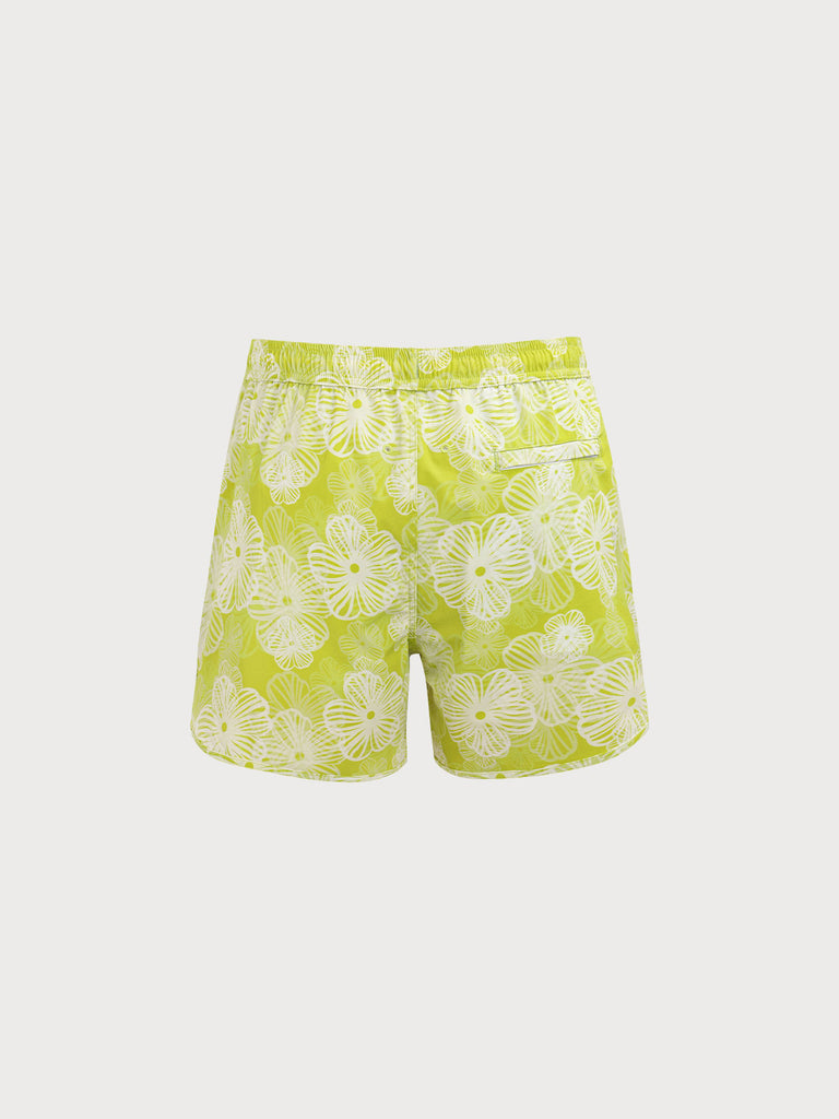 Men'S Woven Nylon-Blend Swim Shorts Sustainable Men's Shorts - BERLOOK