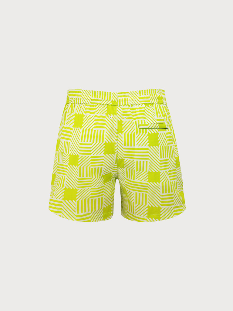 Men'S Woven Nylon-Blend Swim Shorts Sustainable Men's Shorts - BERLOOK