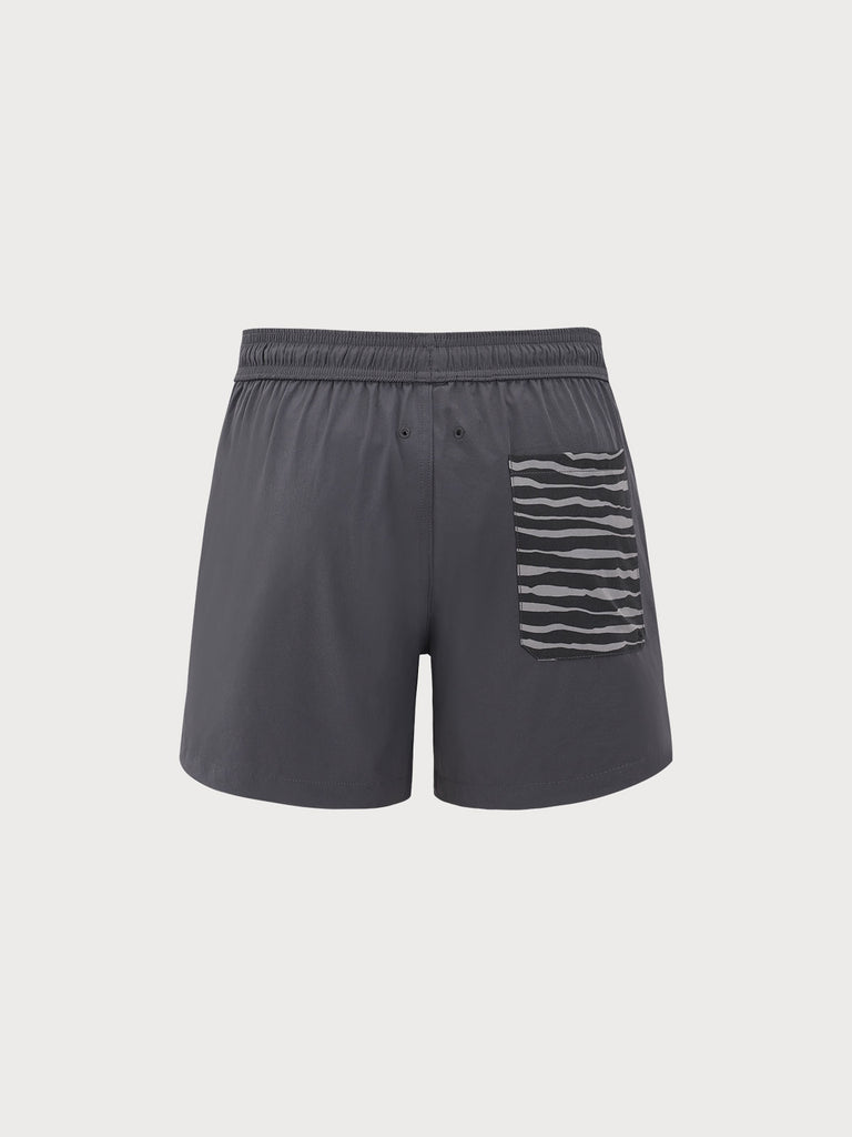 Men'S Woven Nylon-Blend Swim Shorts Sustainable Men's Shorts - BERLOOK