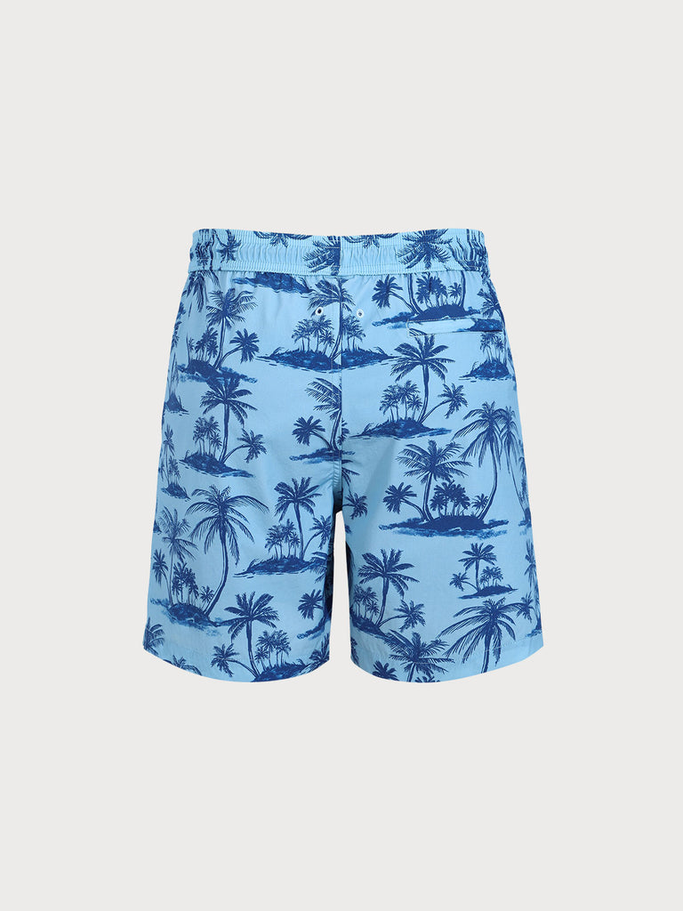 Men'S Woven Nylon-Blend Swim Shorts Sustainable Men's Shorts - BERLOOK