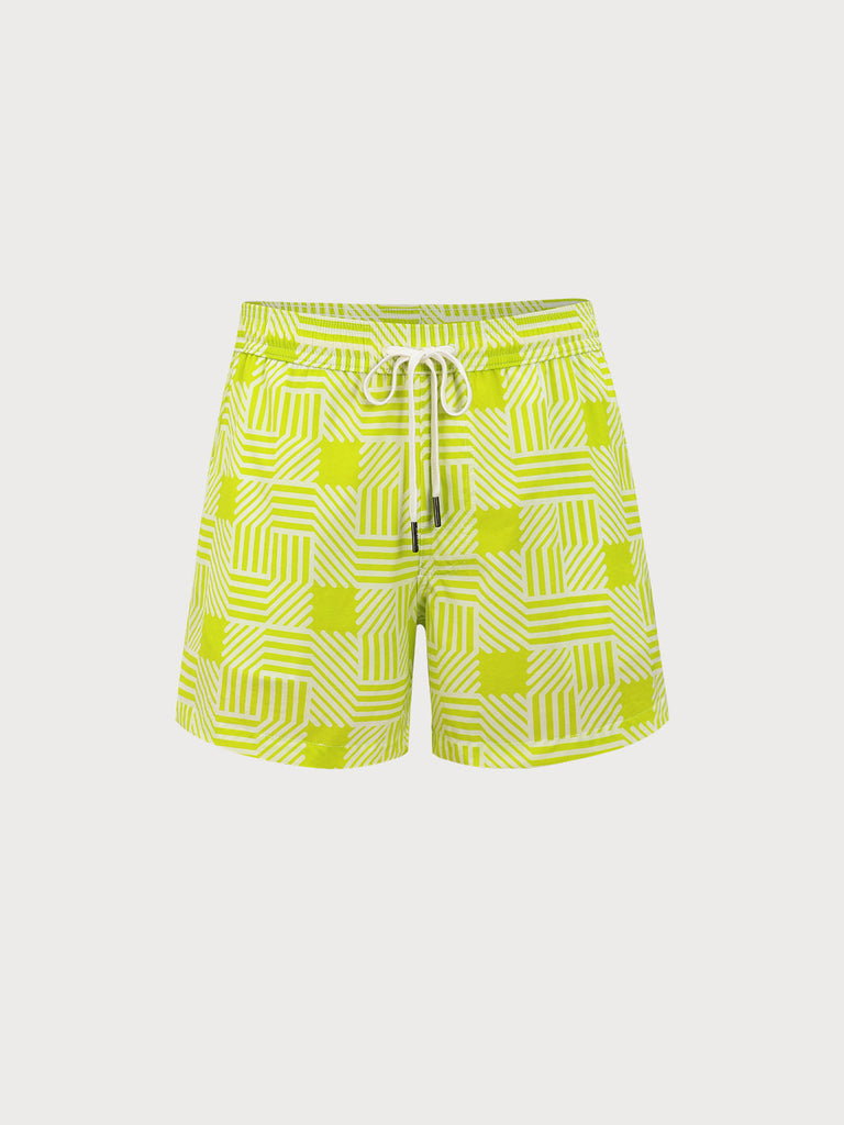 Men'S Woven Nylon-Blend Swim Shorts Sustainable Men's Shorts - BERLOOK