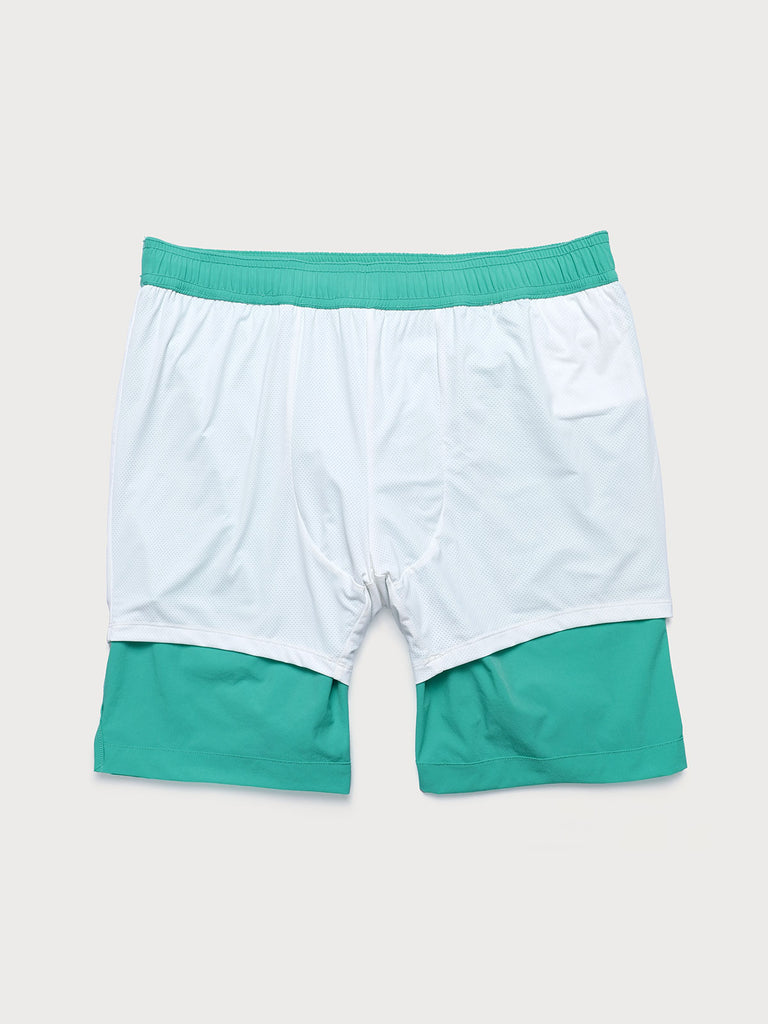 Men'S Woven Nylon Swim Shorts Sustainable Men's Beach Shorts - BERLOOK