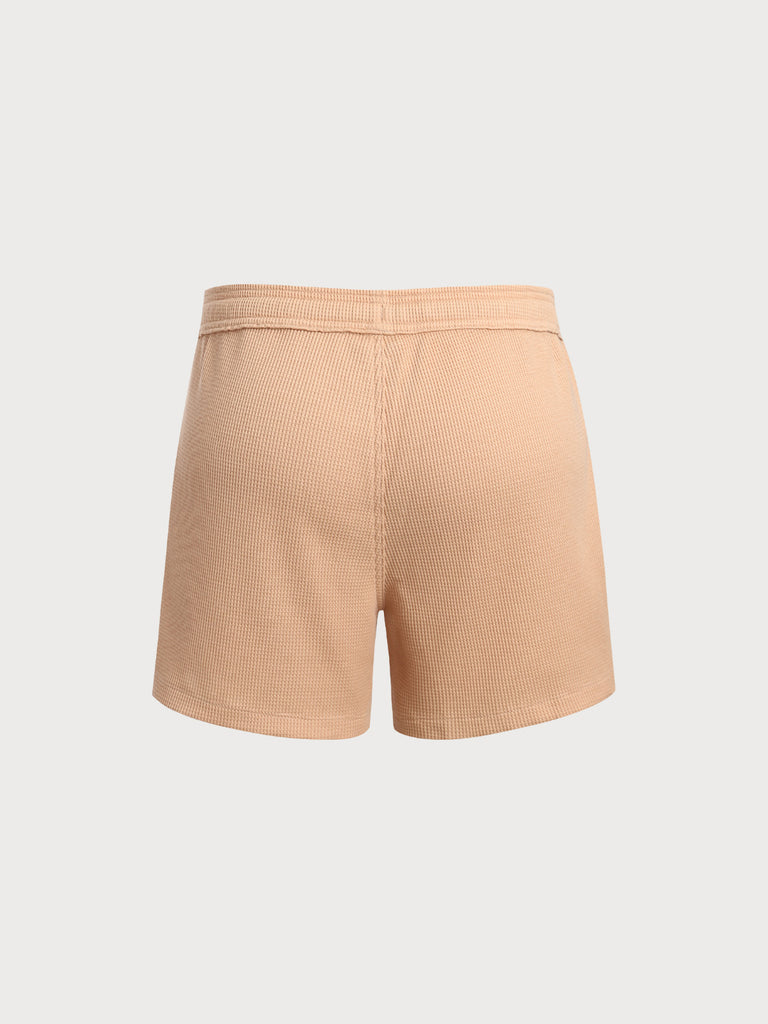 Men'S Woven Polyester-Cotton Swim Shorts Sustainable Men's Beach Shorts - BERLOOK