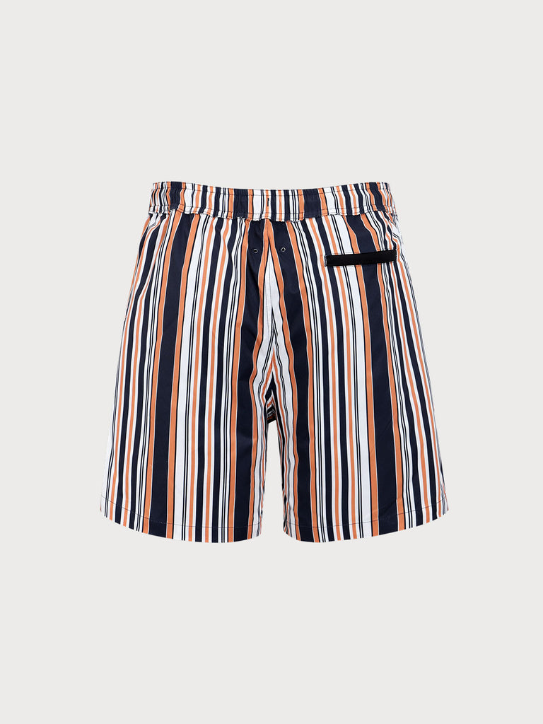 Men'S Woven Polyester Swim Shorts Sustainable Men's Beach Shorts - BERLOOK