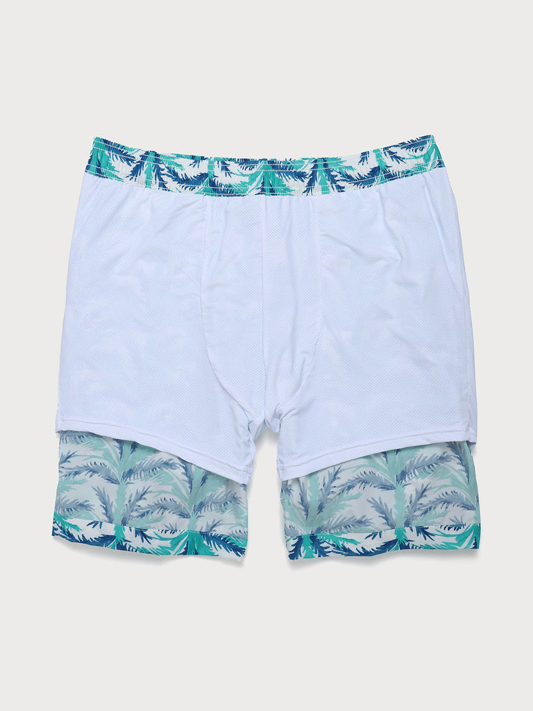 Men'S Woven Polyurethane Blend Swim Shorts Sustainable Men's Shorts - BERLOOK