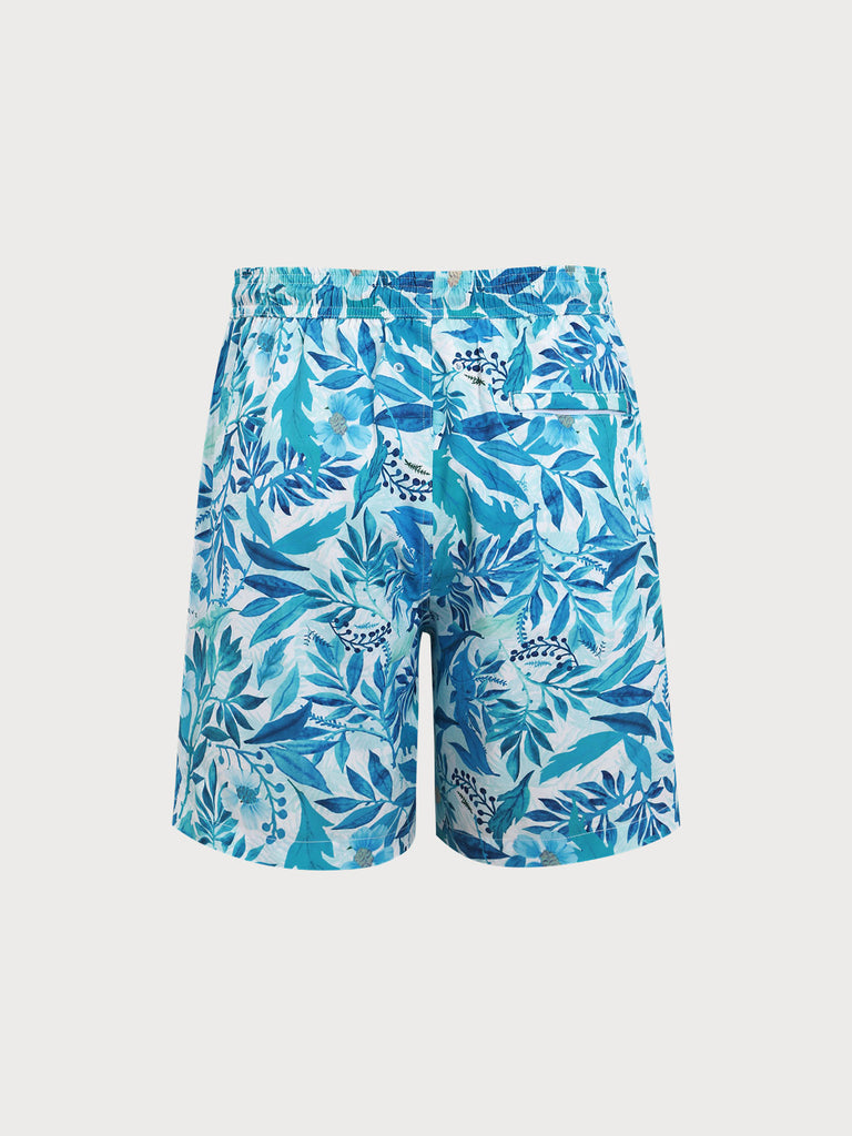 Men'S Woven Polyurethane Blend Swim Shorts Sustainable Men's Shorts - BERLOOK