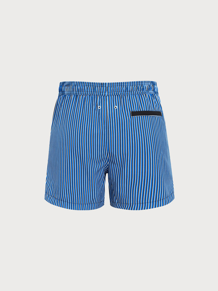 Men's Woven Blend Swim Shorts Sustainable Men's Beach Shorts - BERLOOK