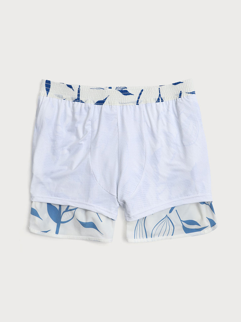 Men's Woven Nylon-Blend Swim Shorts Sustainable Men's Shorts - BERLOOK