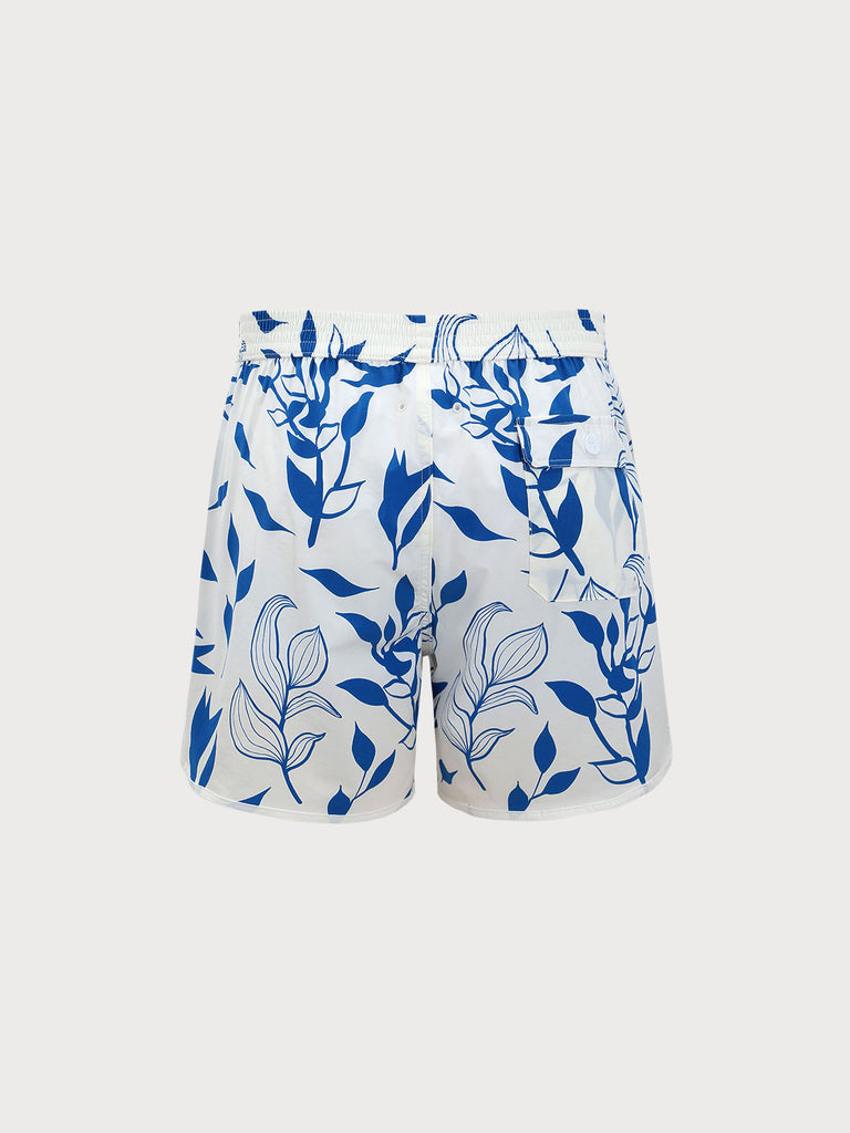 Men's Woven Nylon-Blend Swim Shorts Sustainable Men's Shorts - BERLOOK