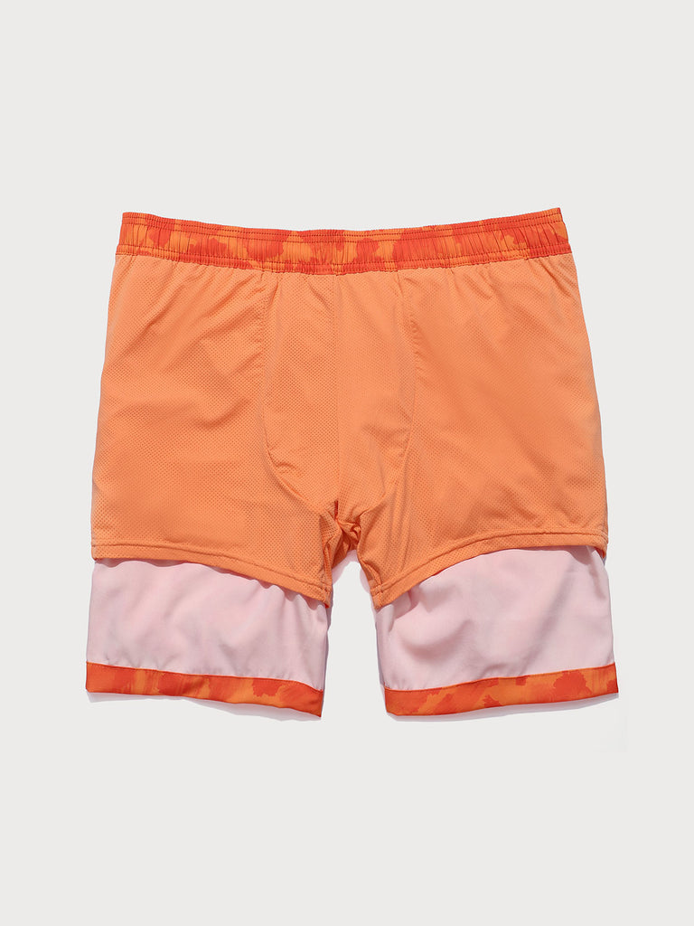 Men's Woven Polyester-Spandex Swim Shorts Sustainable Men's Shorts - BERLOOK