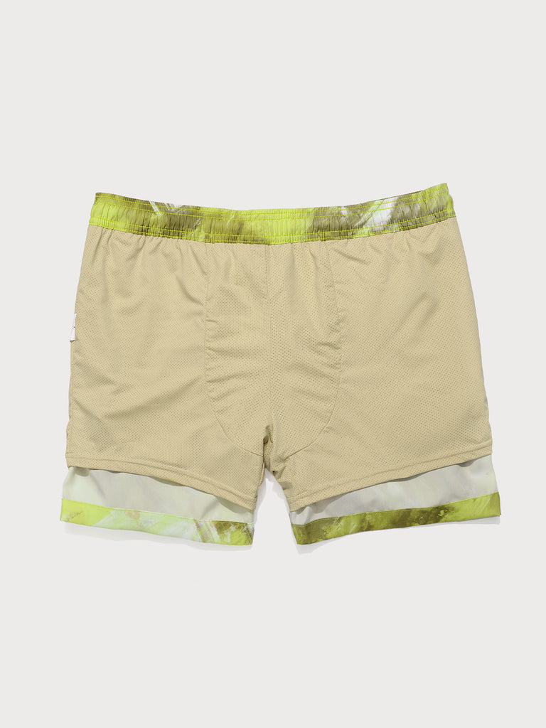 Men's Woven Polyester-Spandex Swim Shorts Sustainable Men's Shorts - BERLOOK