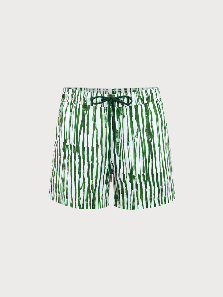 Men's Woven Polyester Swim Shorts Sustainable Men's Beach Shorts - BERLOOK