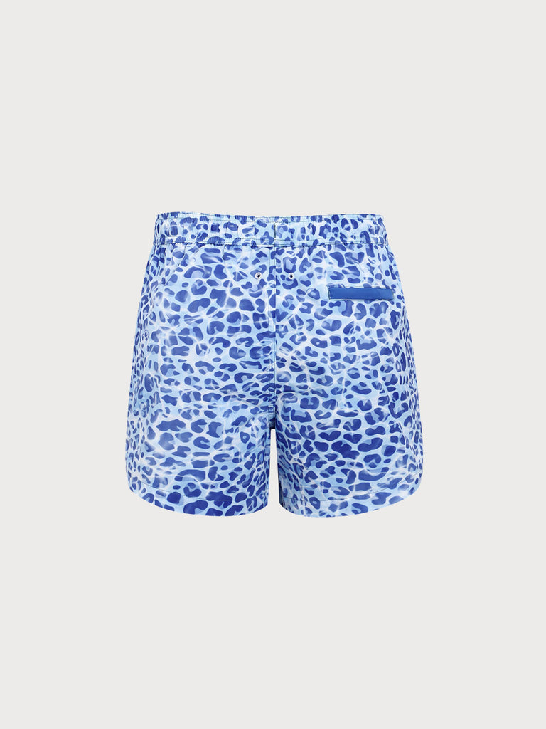 Men's Woven Polyester Swim Shorts Sustainable Men's Beach Shorts - BERLOOK