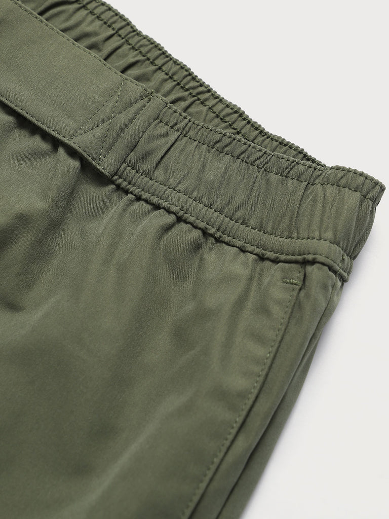 Men's Woven Polyester Swim Shorts Sustainable Men's Beach Shorts - BERLOOK