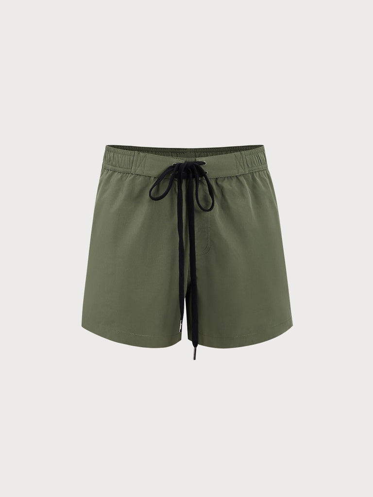 Men's Woven Polyester Swim Shorts Sustainable Men's Beach Shorts - BERLOOK