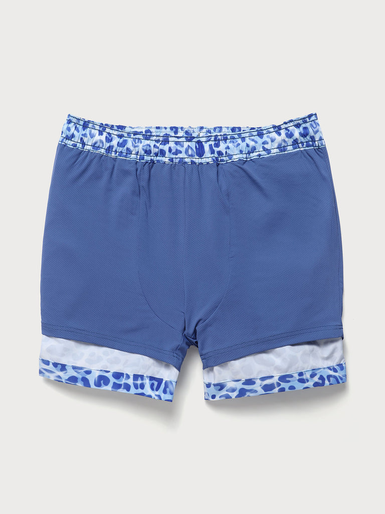 Men's Woven Polyester Swim Shorts Sustainable Men's Beach Shorts - BERLOOK