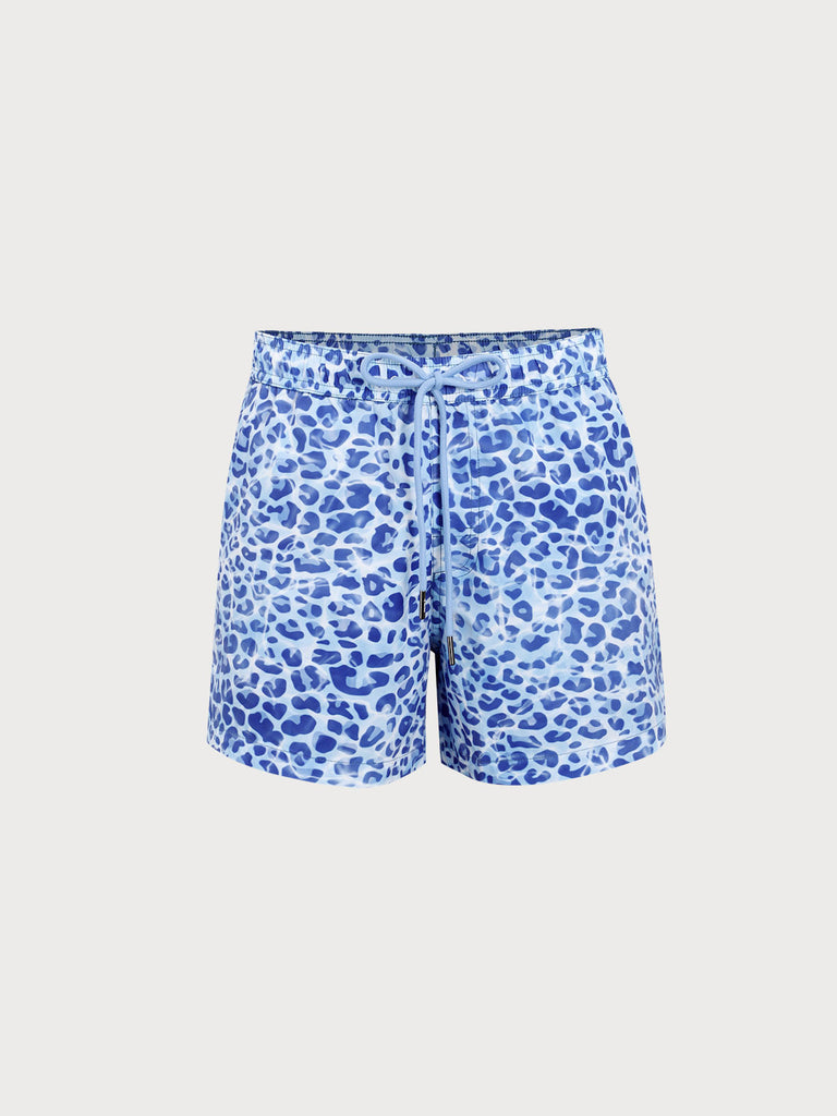 Men's Woven Polyester Swim Shorts Sustainable Men's Beach Shorts - BERLOOK