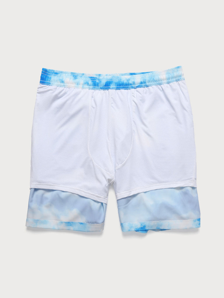 Men's woven polyurethane blend swim shorts Sustainable Men's Shorts - BERLOOK