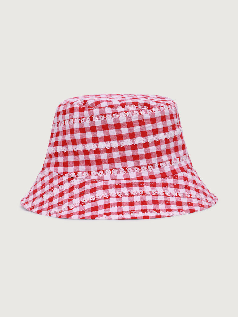 Plaid Double Sided Fisherman Hat Sustainable Hats - BERLOOK