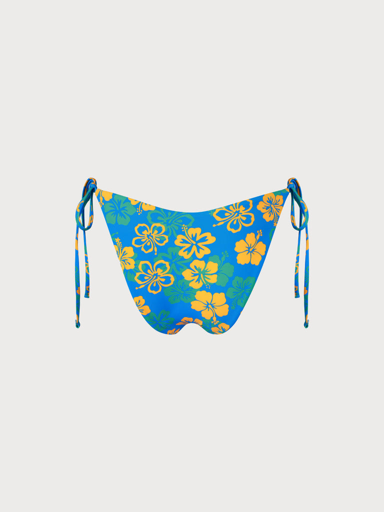 Reversible Contrast Tie Bikini Bottom Sustainable Bikinis - BERLOOK