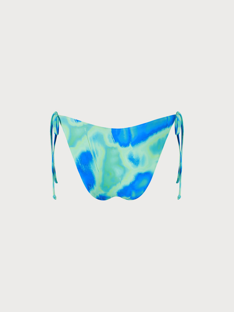 Reversible Psychedelic Print Bikini Bottom Sustainable Bikinis - BERLOOK