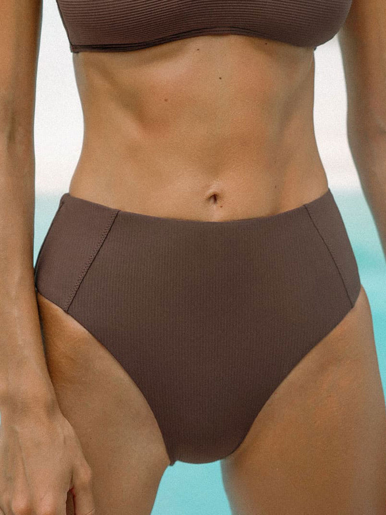 Ribbed Seam Bikini Bottom Sustainable Bikinis - BERLOOK