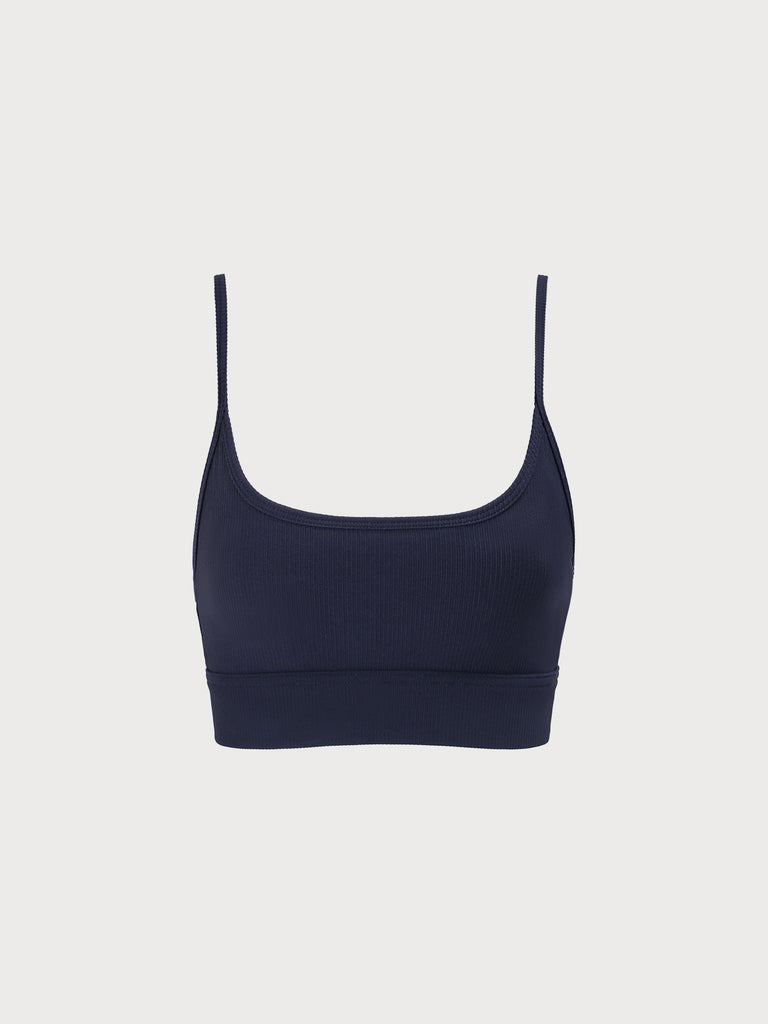 女式针织尼龙运动文胸 Sustainable Yoga Tops - BERLOOK