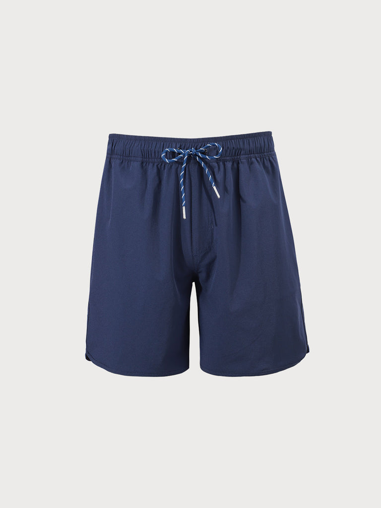 THE Navy Blue Beach Swimming Trunks Navy Sustainable Men's Shorts - BERLOOK