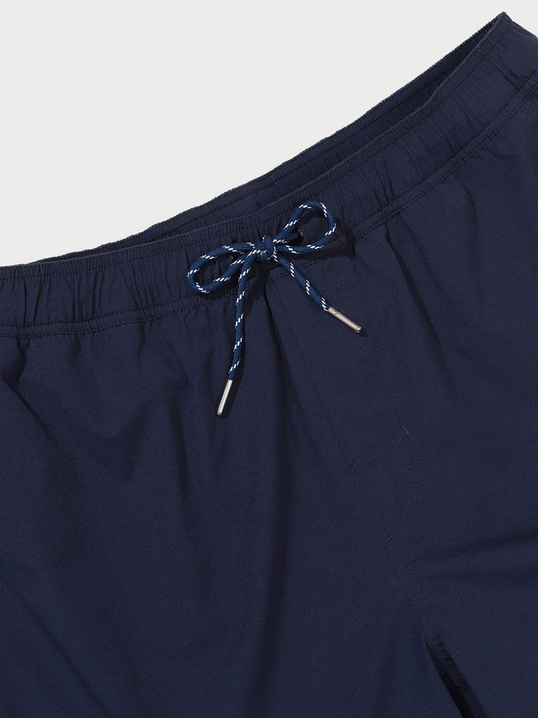 THE Navy Blue Beach Swimming Trunks Sustainable Men's Shorts - BERLOOK