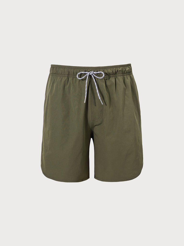 The Army Green  Swimming Trunks Army Green Sustainable Men's Shorts - BERLOOK