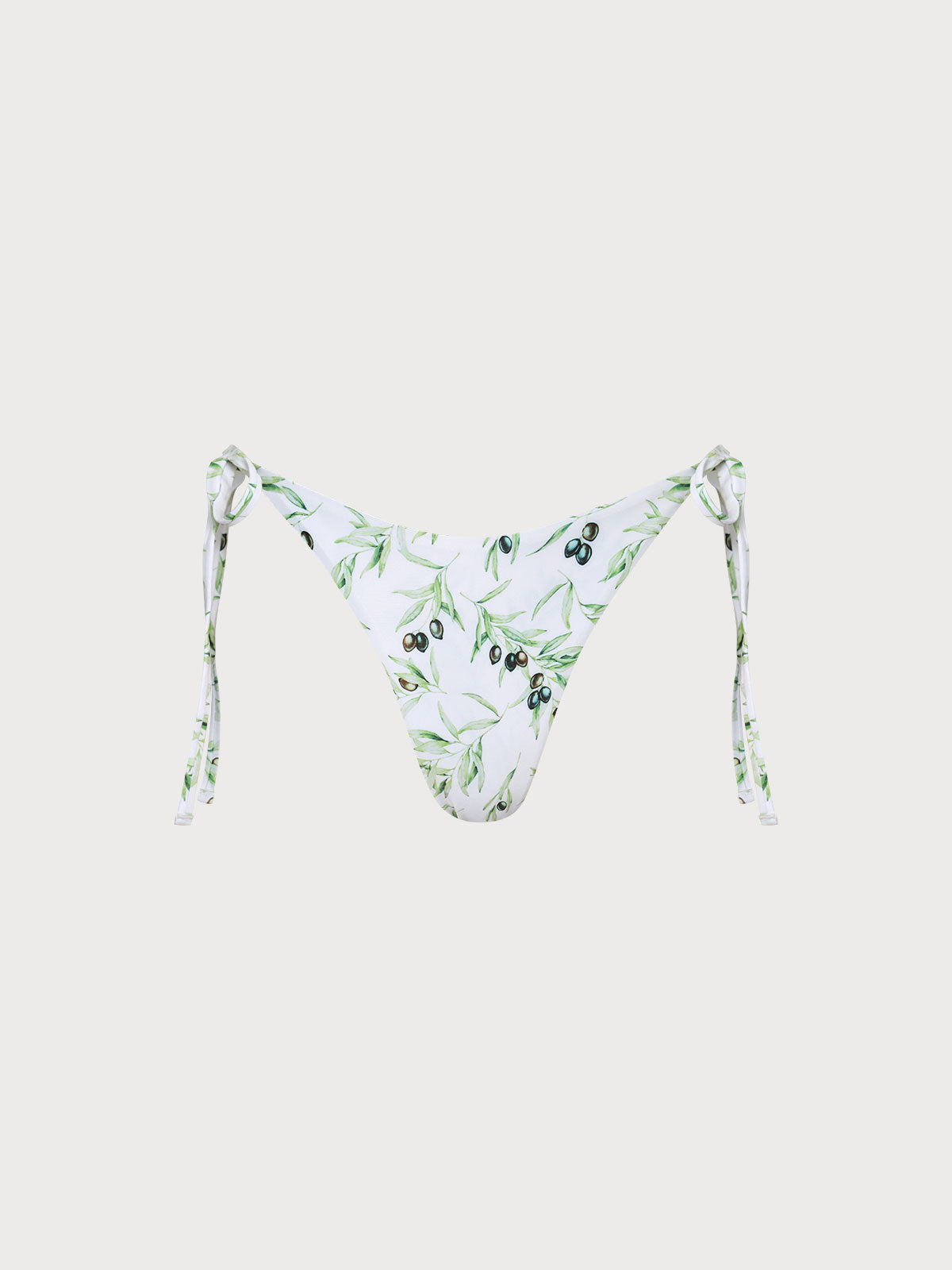 Velvet Tie Side Bikini Bottom & Reviews - Green - Sustainable Bikinis