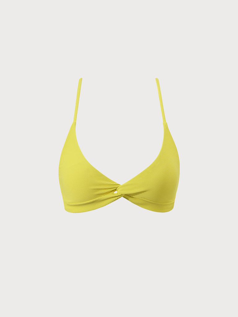 Twist Cross Back Bikini Top Sustainable Bikinis - BERLOOK