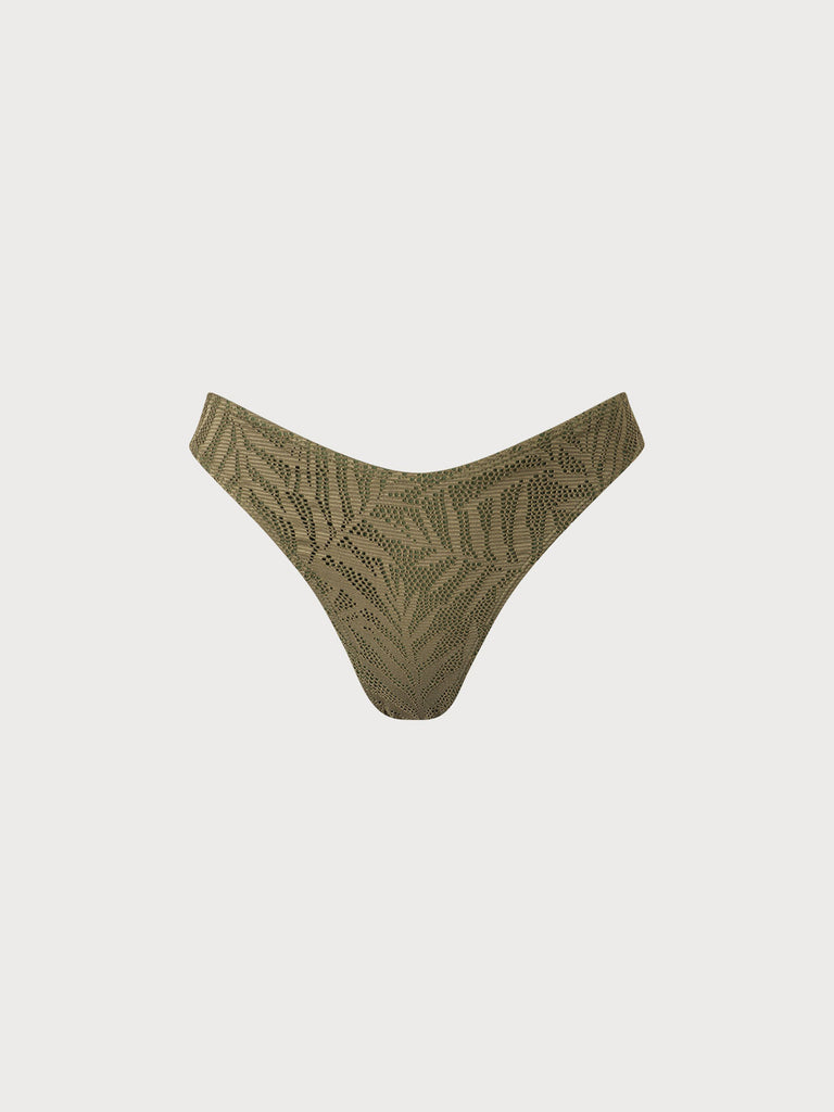V-Cut Crochet Bikini Bottom Sustainable Bikinis - BERLOOK