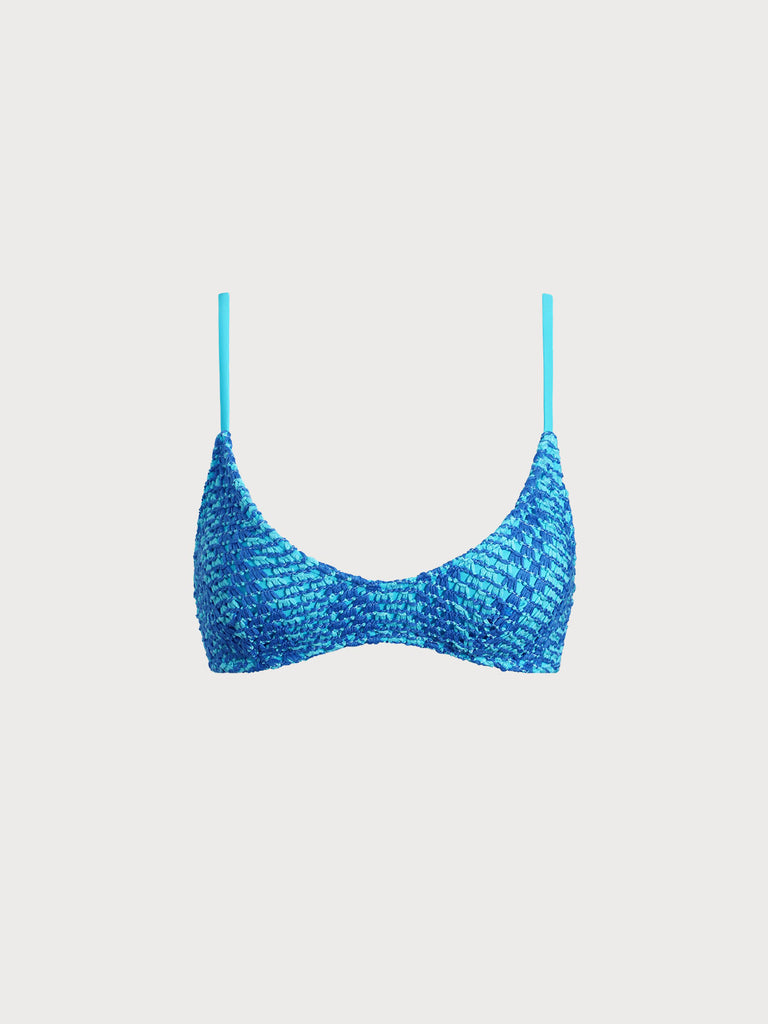 Women Knitted Acrylic Bikini Tops Sustainable Bikinis - BERLOOK