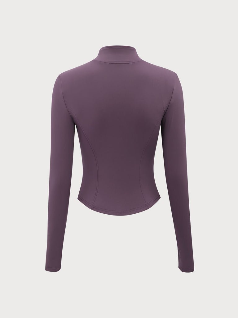 Women Knitted Nylon Yoga Jackets Sustainable Yoga Tops - BERLOOK