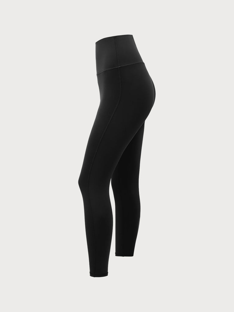 Women Knitted Nylon Yoga Leggings Sustainable Yoga Bottoms - BERLOOK