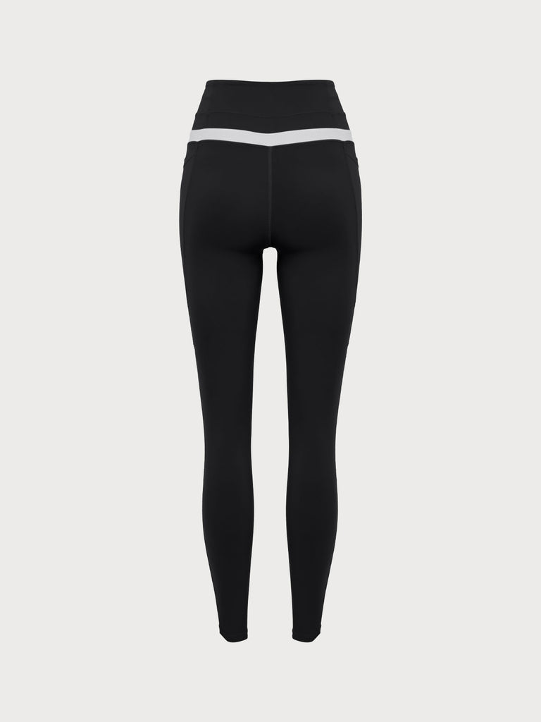 Women Knitted Nylon Yoga Leggings Sustainable Yoga Bottoms - BERLOOK