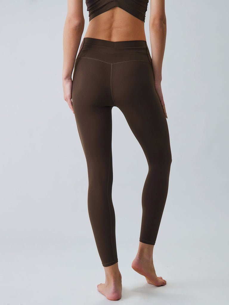 Women Knitted Nylon Yoga Leggings Sustainable Yoga Bottoms - BERLOOK