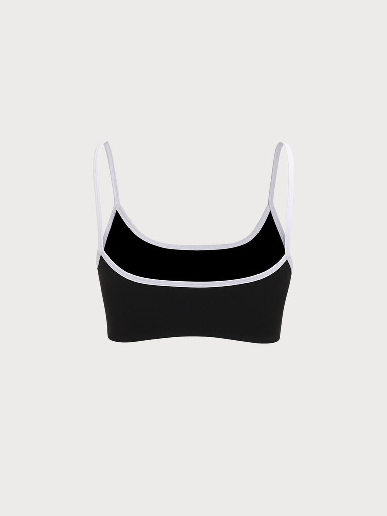 Women Knitted Nylon Yoga Sports Bras Sustainable Yoga Tops - BERLOOK