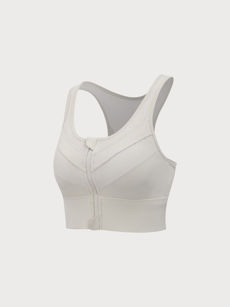 Women Knitted Nylon Yoga Sports Bras Sustainable Yoga Tops - BERLOOK